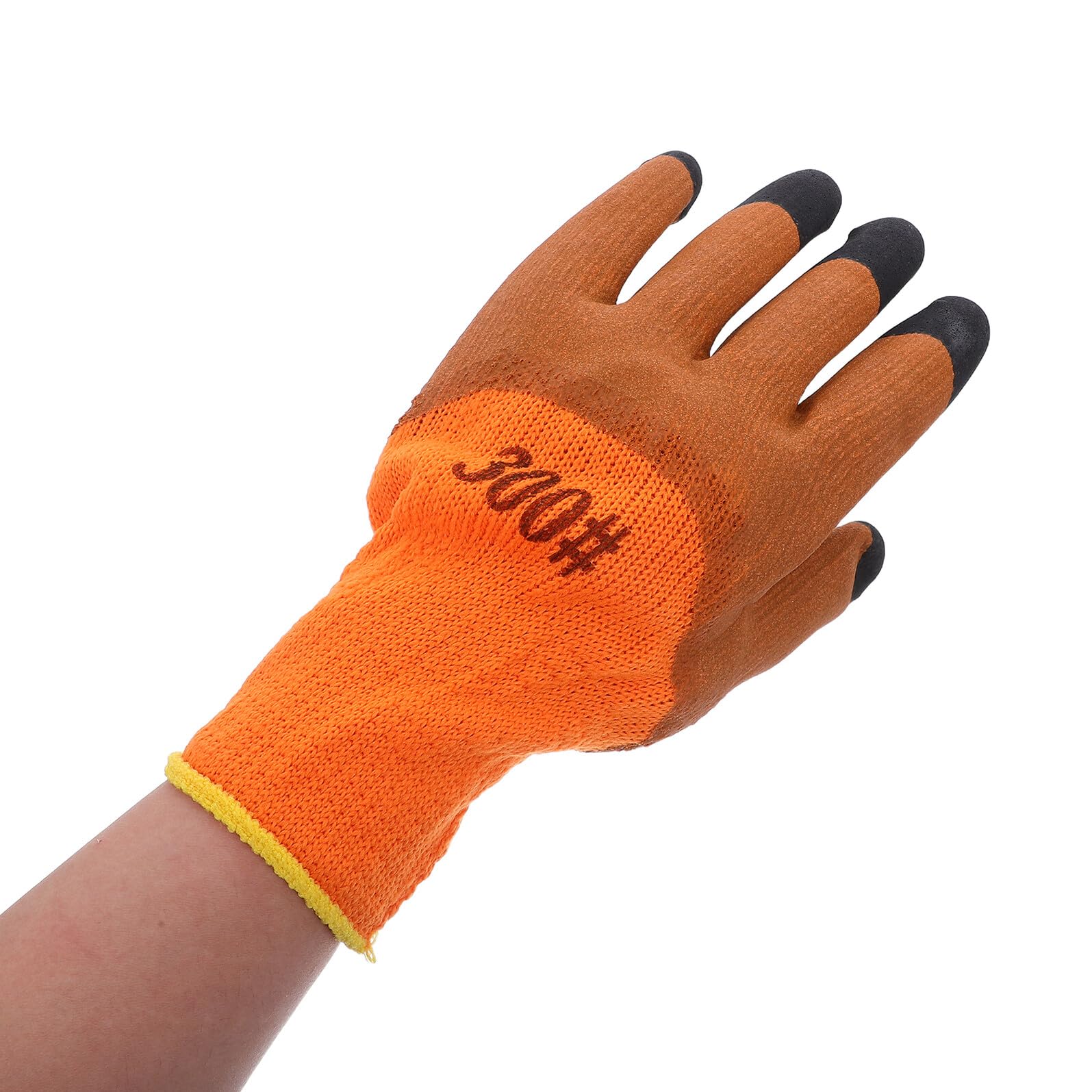 Guantes de Trabajo Térmicos de Invierno 10 Pares Aislamiento Térmico y Refuerzo en Puntas, Resistentes y Cálidos para Exteriores, Guantes Protectores para Construcción y Clima
