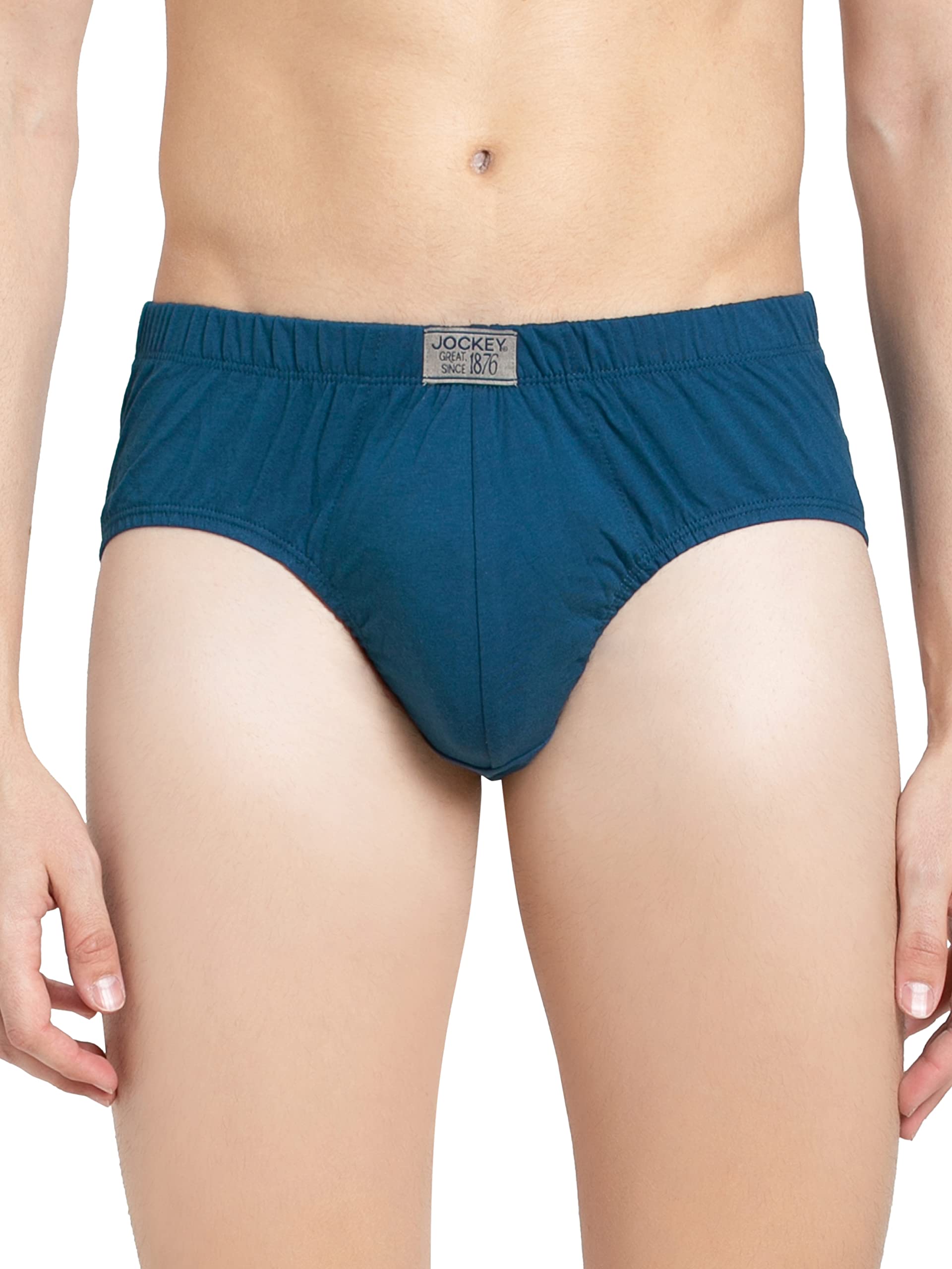 Jockey Mens Super Combed Cotton Poco Briefs with Durable Concealed Waistband (Pack of 3) 8035_Seaport Teal_XL (B09MFNPBLB) Amazon Price History, Amazon Price Tracker