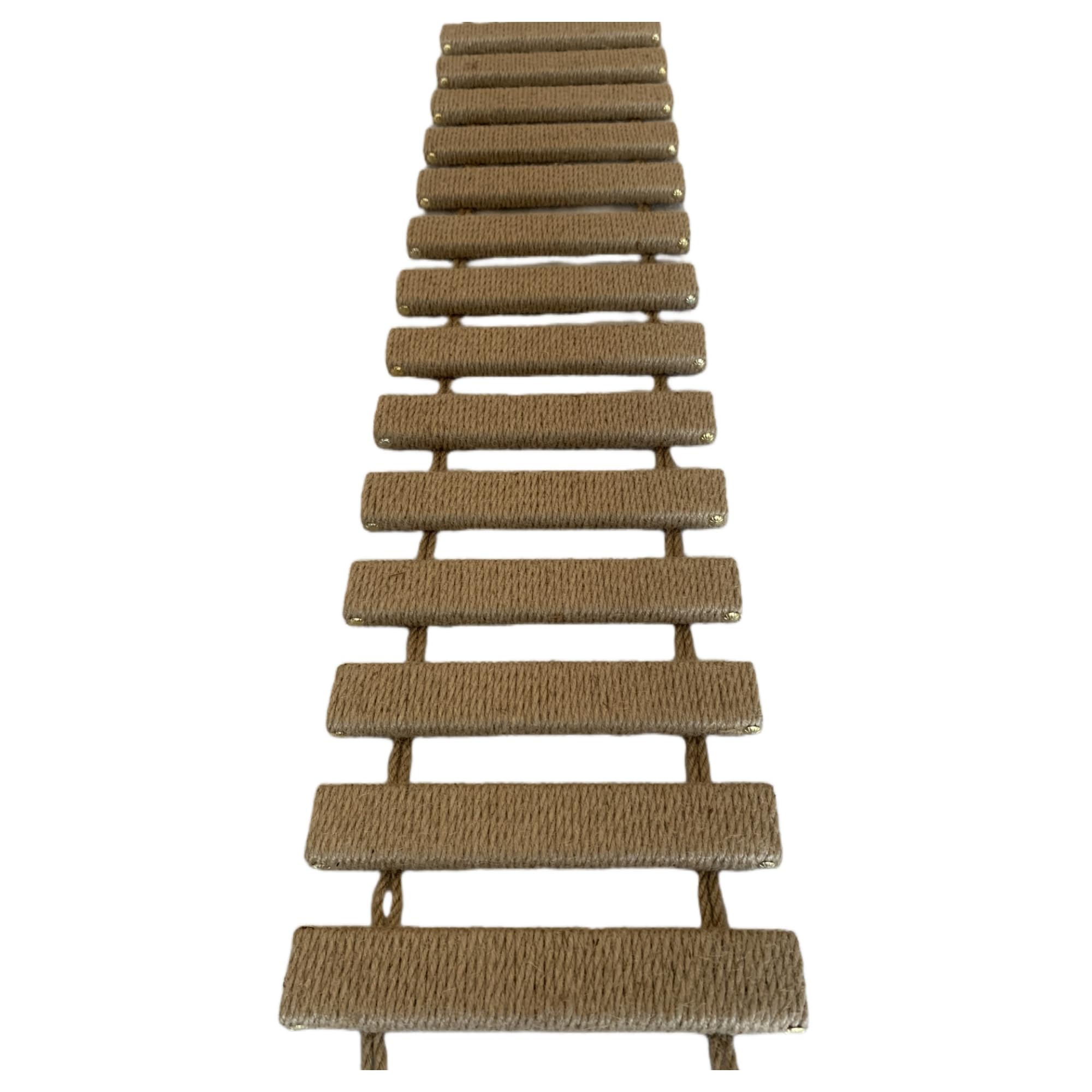 40 in Cat Ladder, Sisal Rope Bridge, Climbing Frame Accessory (40in - Q)