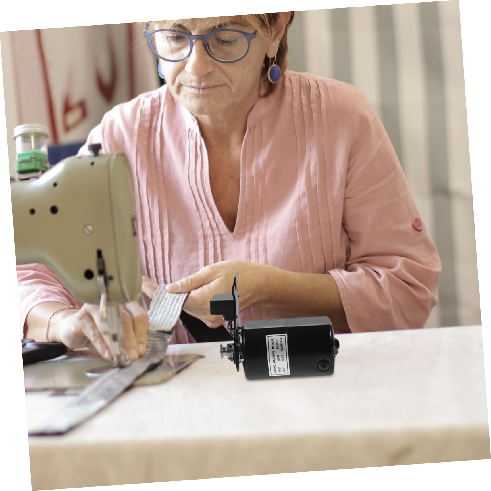 DOITOOL Motor Eléctrico Para Máquina De Coser Motor Para Máquina De Coser Repuestos Para Domésticas Accesorios Para Para Uso Casa o Taller