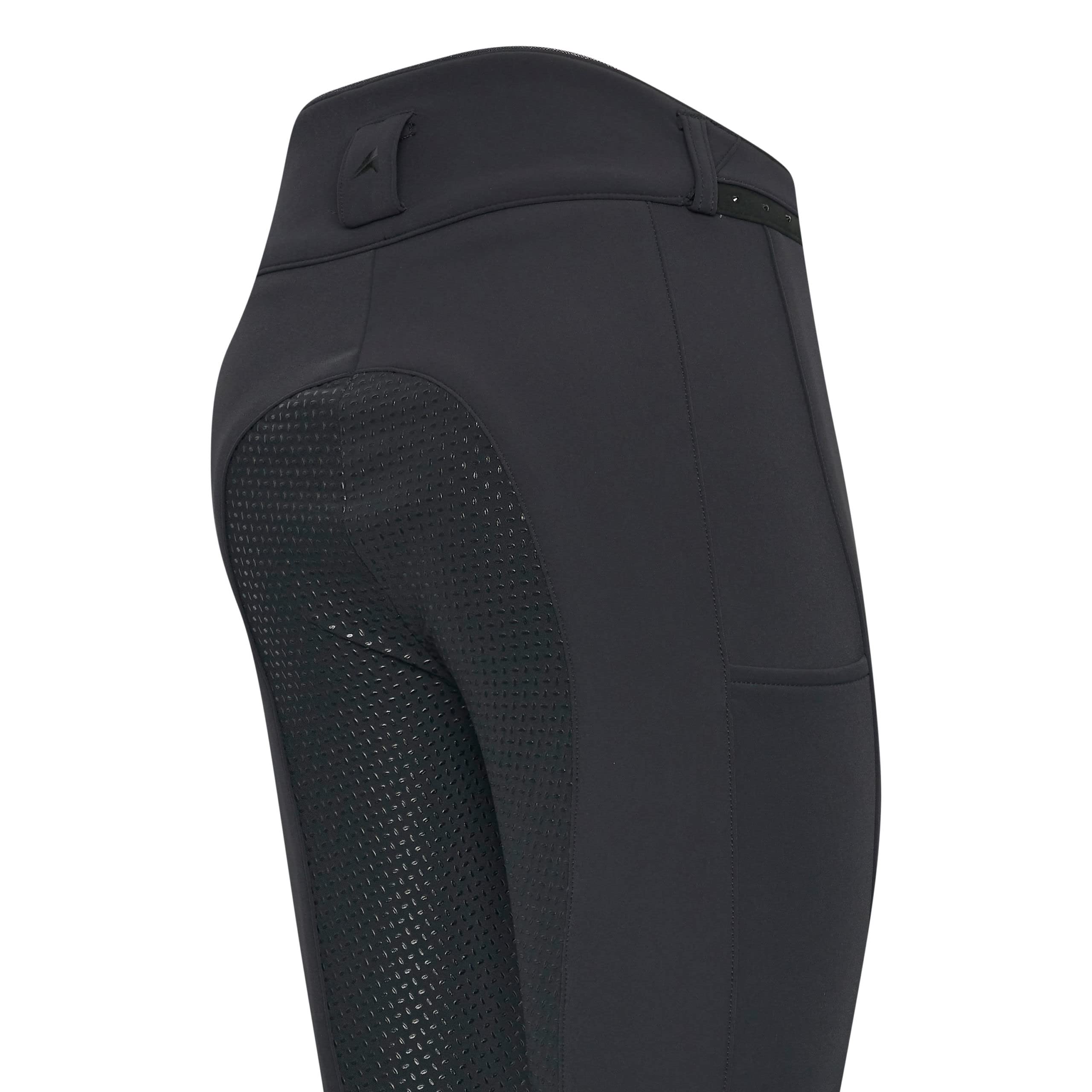 euro-star Damen Softshell Reithose Queen Diamond Full Grip schwarz