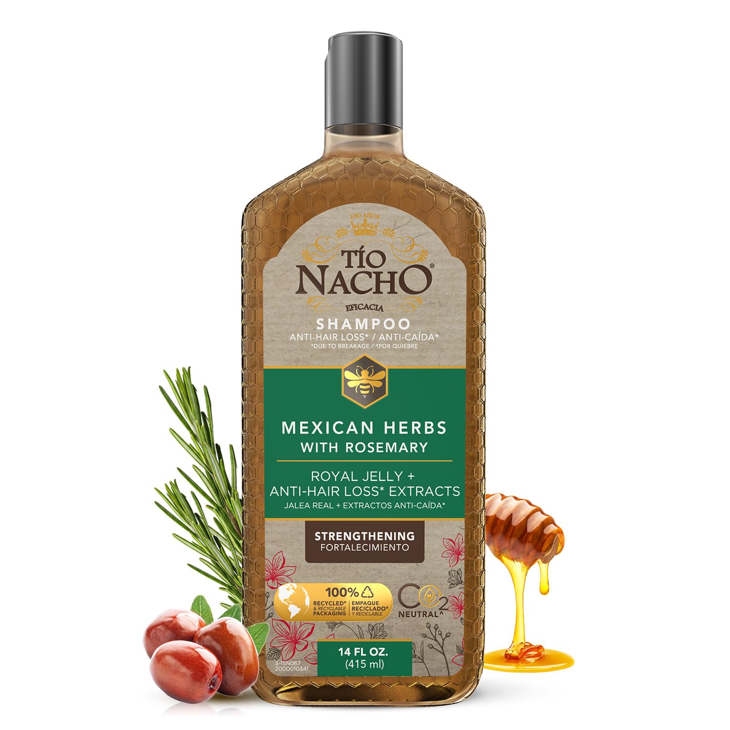 Tio Nacho Mexican Herbs Shampoo 14 Oz