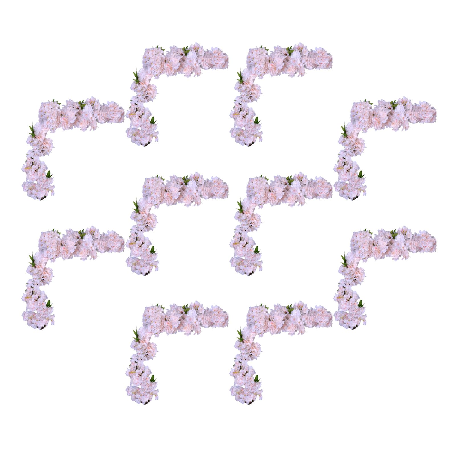 Tsophreniq 10Pcs Artificial Cherries Blossom Flower String for Intimate Wedding Decoration Colorful Hanging Florals Vine Accessory Room Decoration