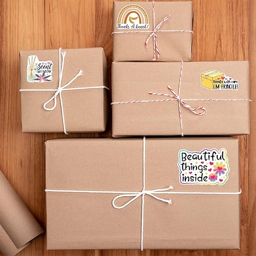 Miniatura 6 de Calcomanías para pequeñas empresas, calcomanías para tiendas pequeñas, calcomanías de negocios de embalaje hecho a mano, calcomanías de