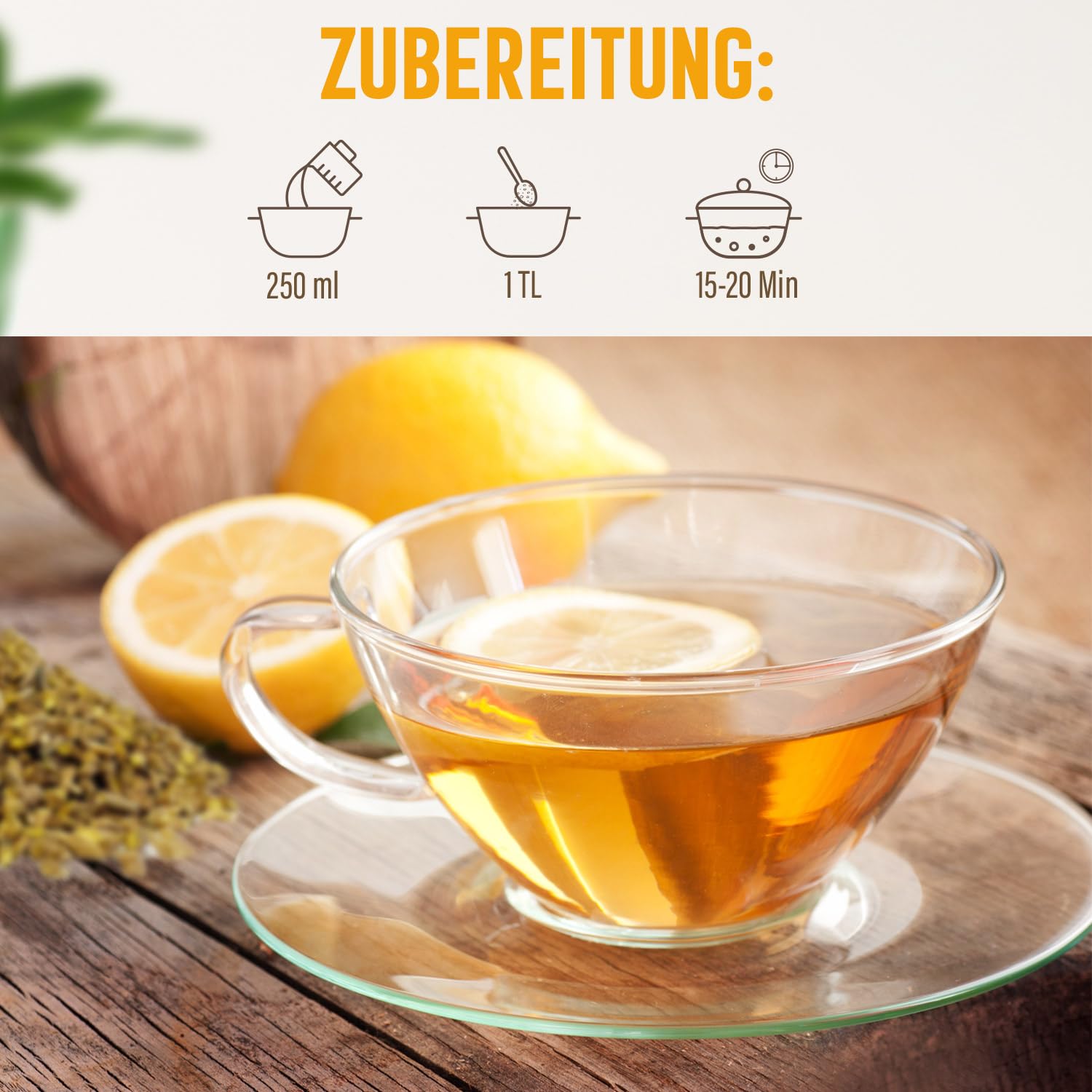 Baikal Helmkraut Tee Wurzelschnitt – Scutellaria baicalensis – 800 g – Frei von Zusätzen | Dorado Superfoods®