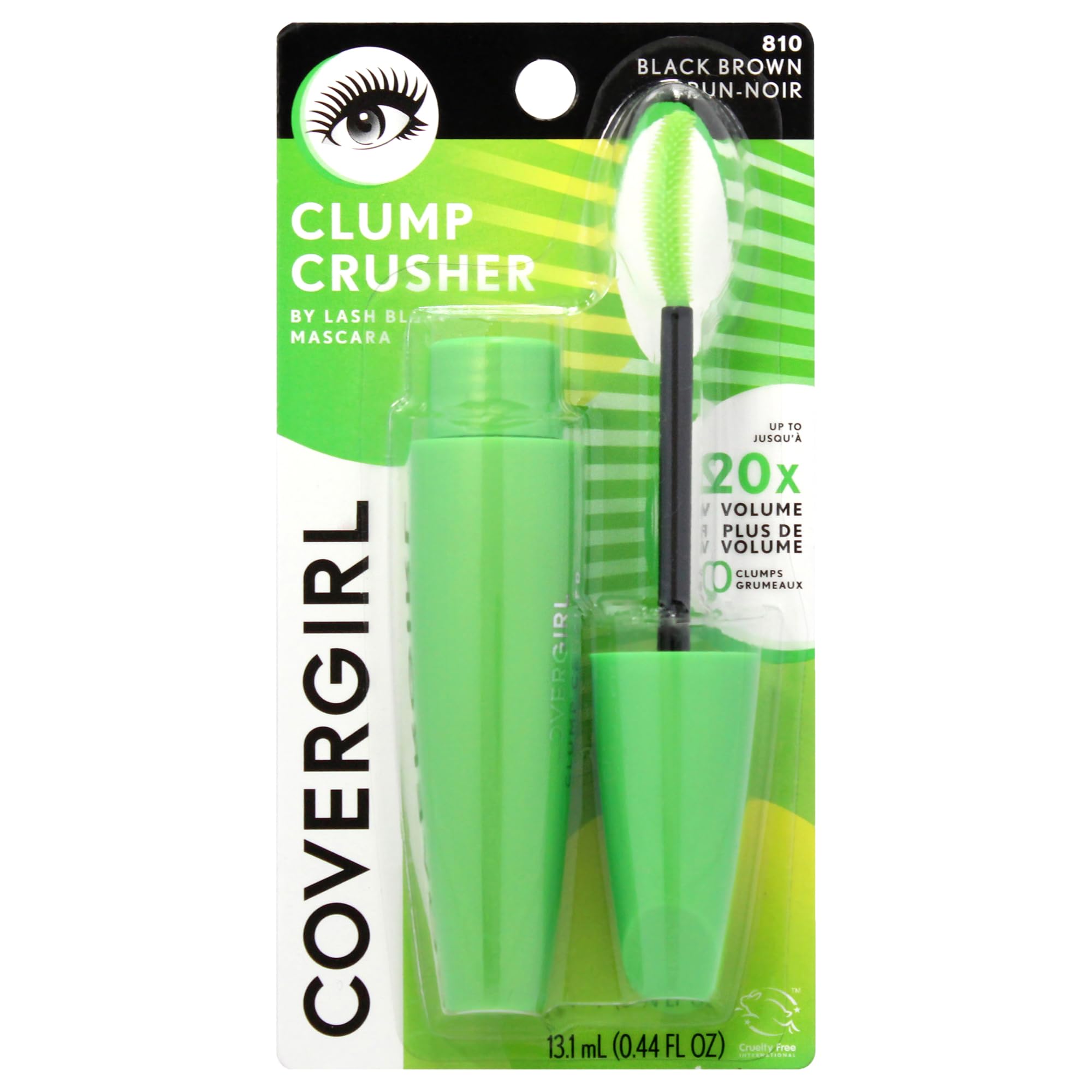 Covergirl Clump Crusher Mascara By Lashblast, Black Brown 810, 0.44 Ounce by COVERGIRL