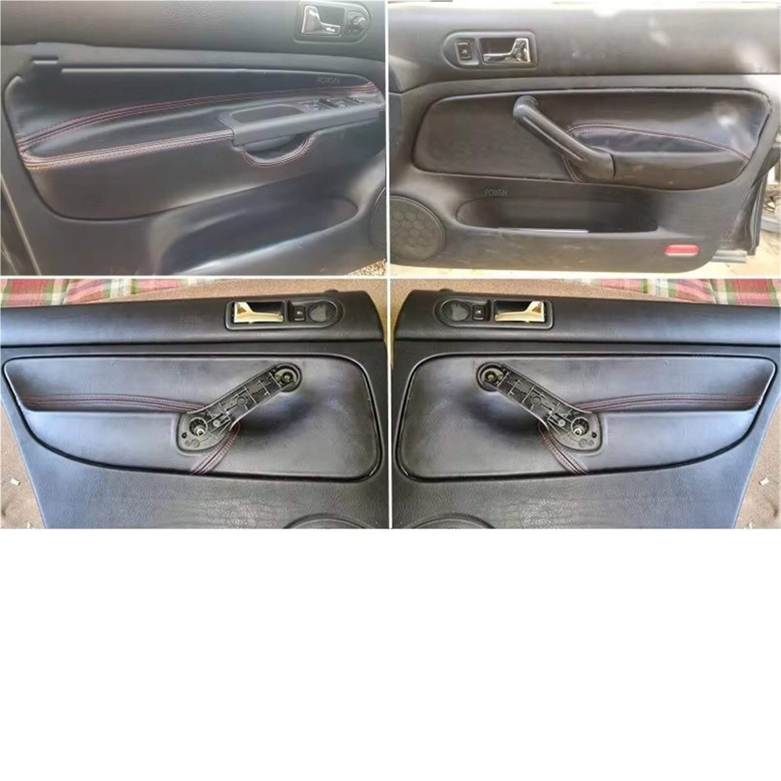 Wnętrze samochodu, Do VW, Do Golfa 4, Do MK4, Tylko do modeli z lat 1998-2005, LHD 4 drzwi, Akcesoria samochodowe, Panel drzwi, Pokrywa podłokietnika, Wykończenie wnętrza