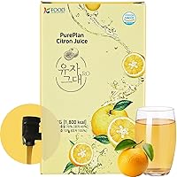 Vista 1 de Bebida coreana de cítricos, 2.2 lbs (35.27 onzas) de jugo de yuzu natural sin aditivos, mermelada de yuja sin pulpa, perfecta para fiestas en casa