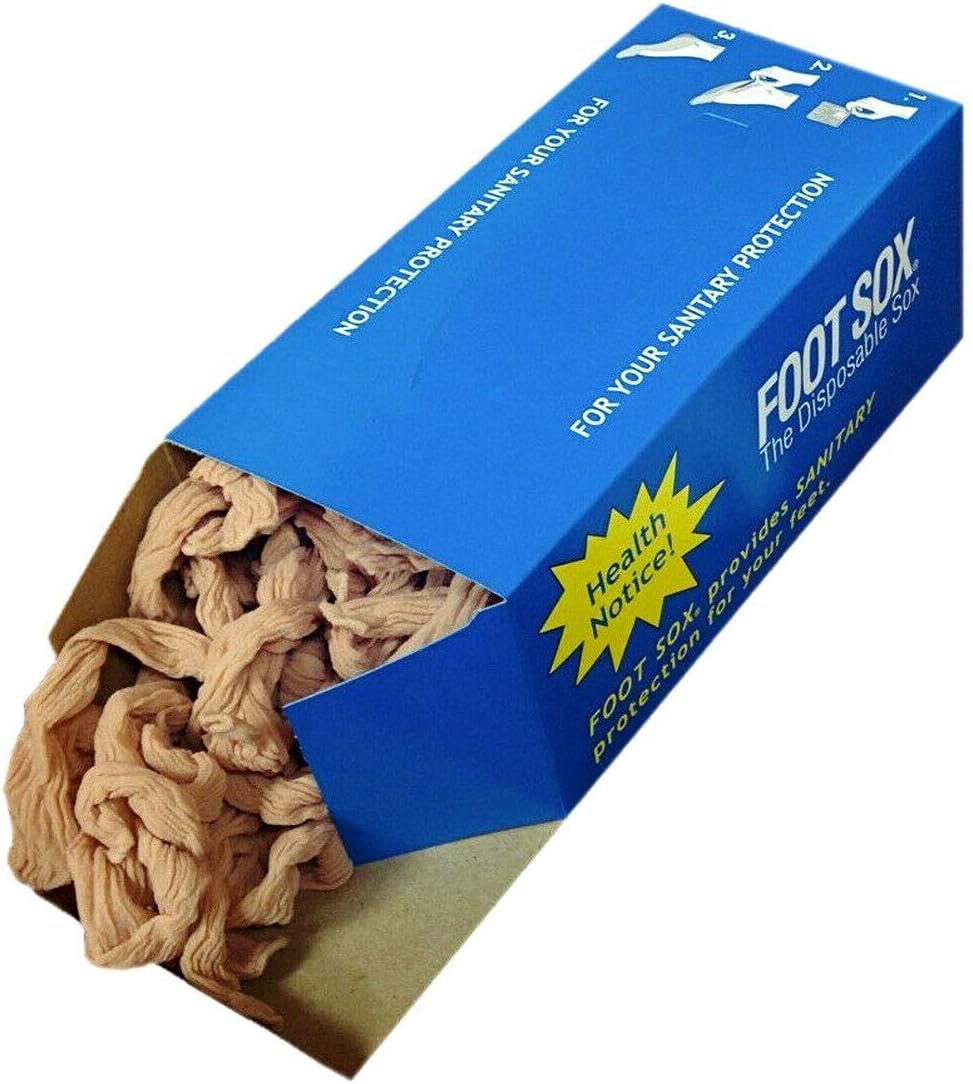 Foot Sox Original Sanitary Disposable Try on Socks - 10 Pack, 720 Pairs, 1440 Pieces