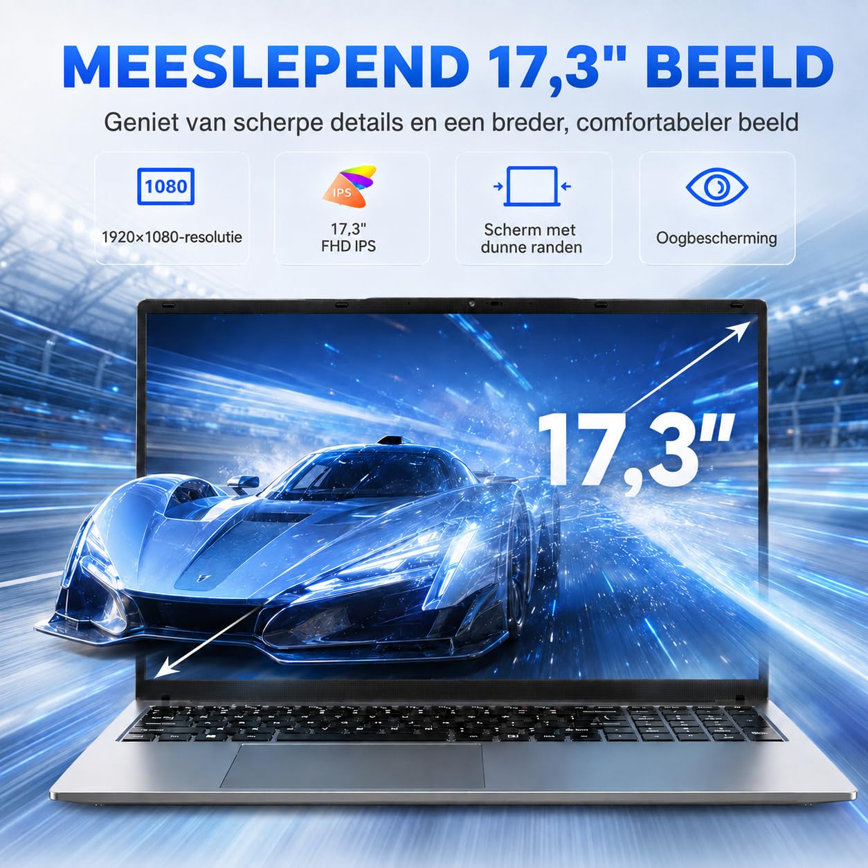 Ordinateur Portable 17,3 Pouces,i5‑7Y57,16 Go RAM,1 to SSD