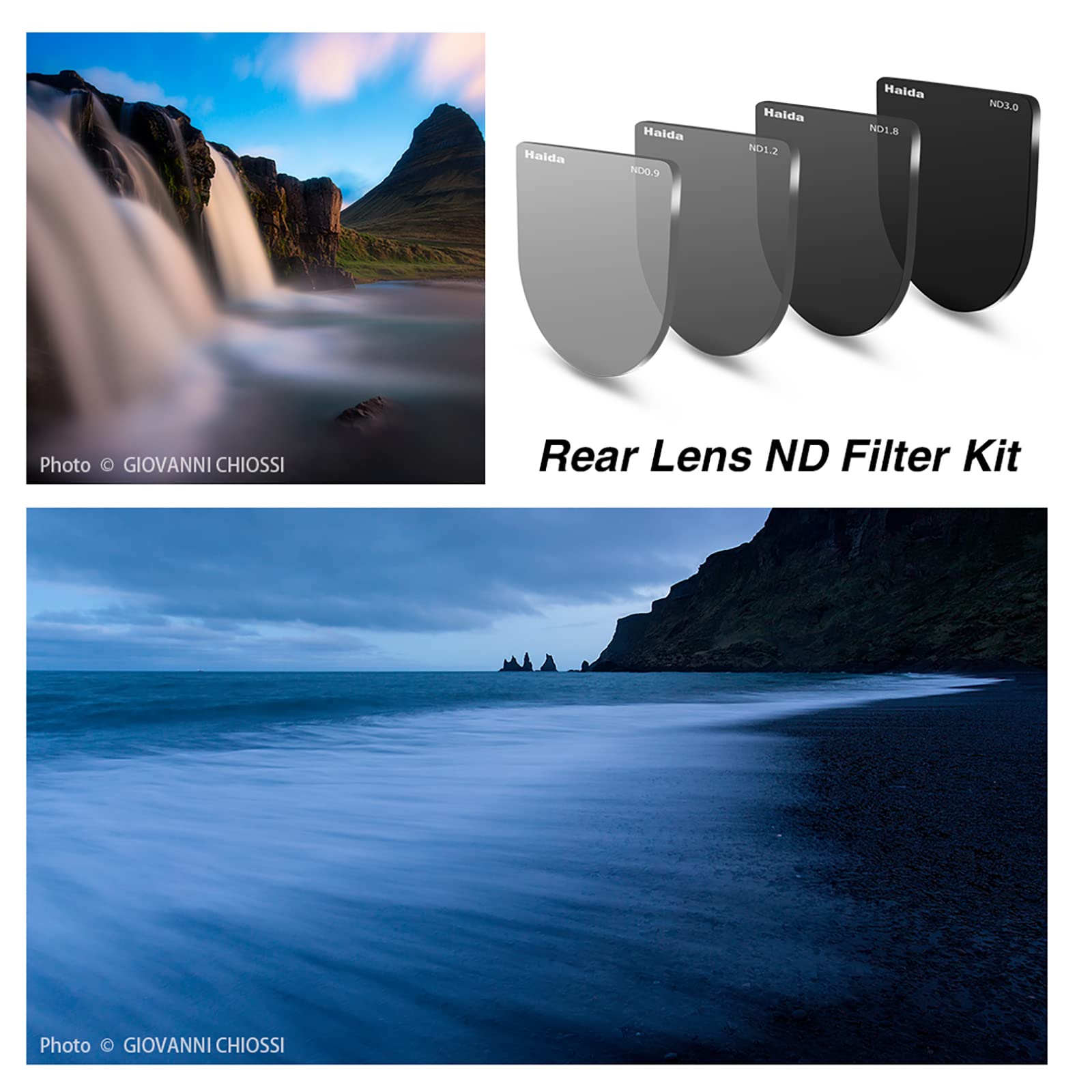 Filter ND Haida ND8 ND16 ND64 ND1000 Kit Canon EF Sigma - Dettaglio