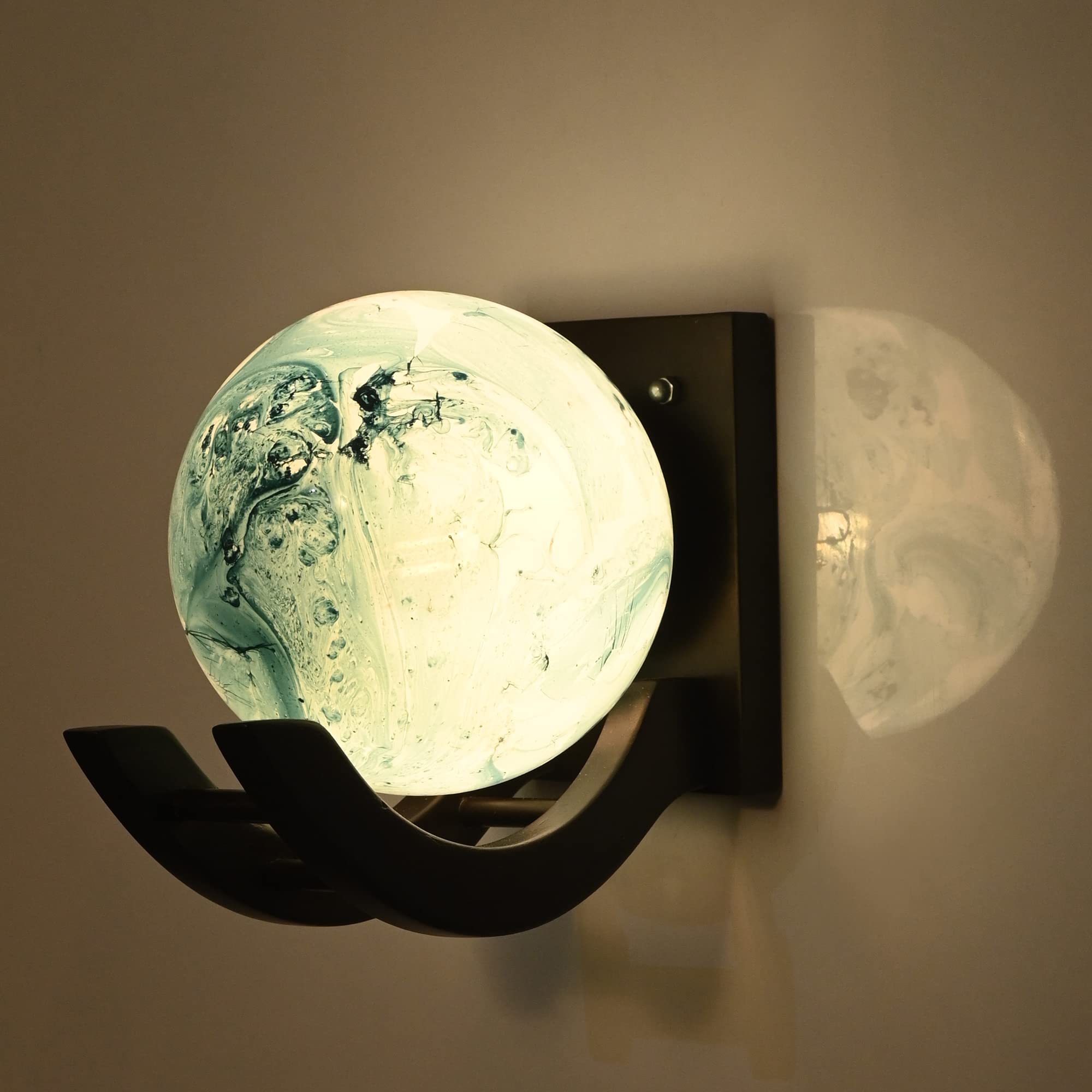 Mahganya Industries Designer Home Decorative Modern Wall lamp for Living Room, Bedside, Bedroom, Decorative Light for Indoor Application Without Bulb Round lamp (Wall lamp04) (B0BSRYX4N9) Amazon Price History, Amazon Price Tracker