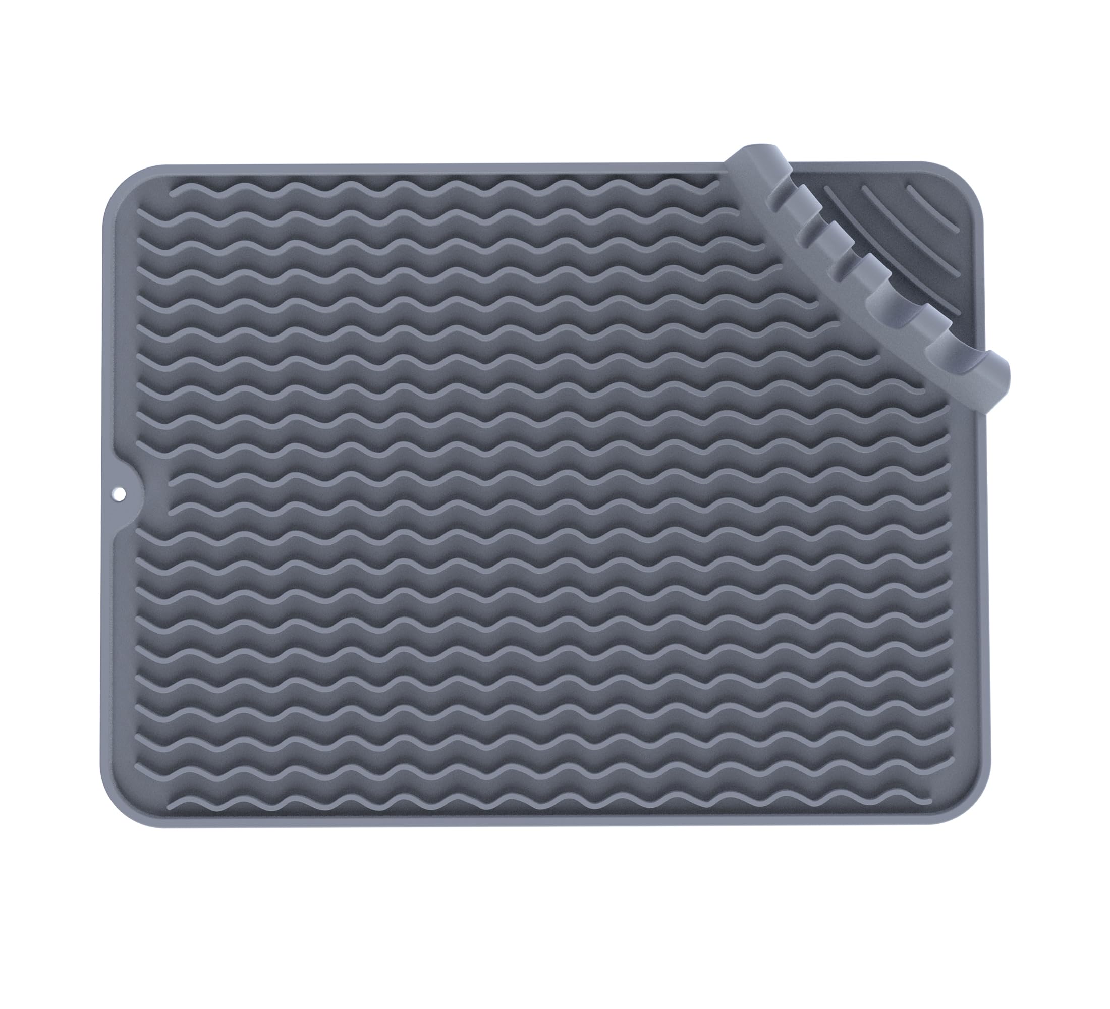 Heat-Resistant Silicone Craft Mat 16x12 Inch | Non-Slip Epoxy Resin Art Mat with Tool Organizer | Textured Surface for Jewelry, Coasters | Durable & Easy Cleanup