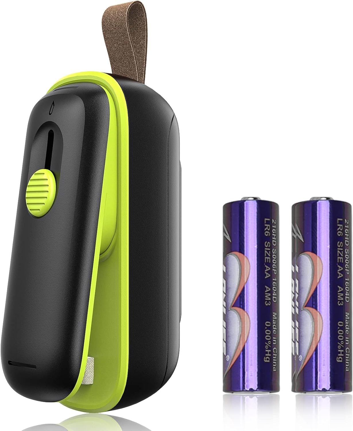 NOVFIT Mini Bag Sealer, Bag Heat Sealer with Cutter for Chips, Handheld Portable