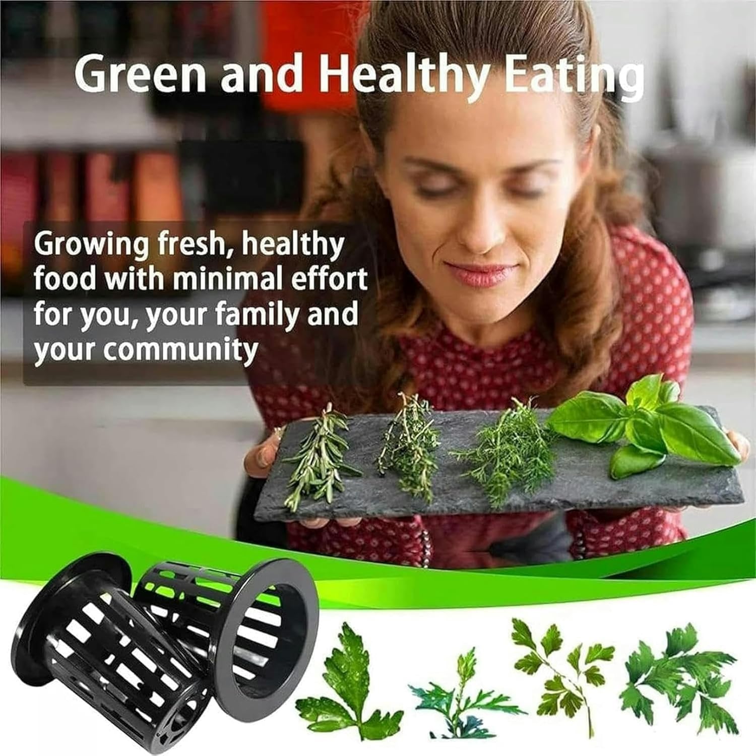 Wzglod Vertical Grow Tower, Hydroponics Growing System for Indoor Outdoor Garden, Soilless Cultivation Growing System with Water Pump, Nest Basket, Sponge, 12 Floors