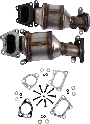 Miniatura 8 de Banco de convertidor catalítico 1 y 2 LH 641355 641356 Reemplazo para Honda Accord Odyssey Ridgeline Pilot 3.5L 2005-2008 16450 16451 674-849