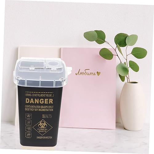 Miniatura 9 de Caja de almacenamiento Sharps Container Sharps Collection Bucket Plastic Blades Container Needle Disposal Containers Broken Blades Case Small Blades