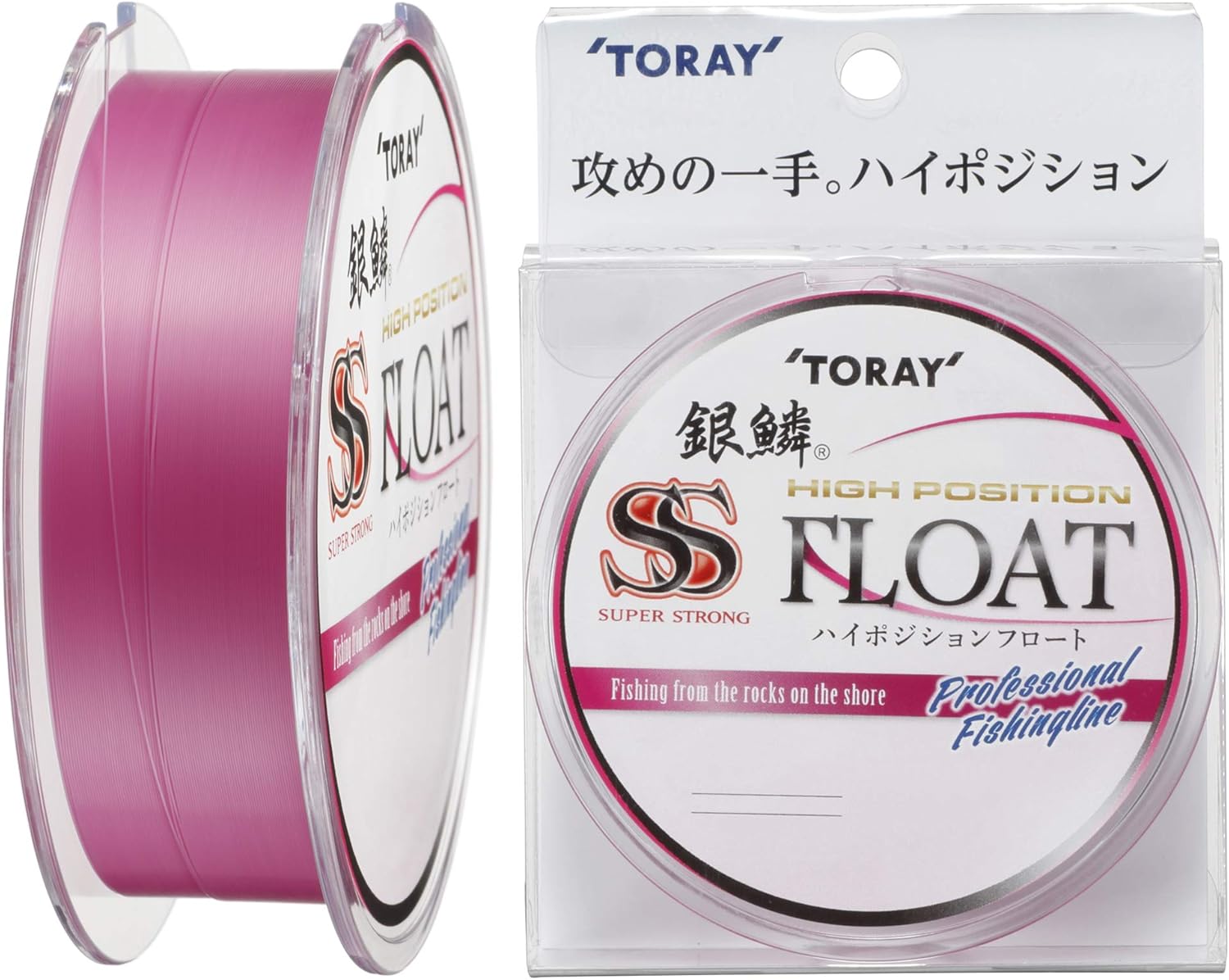 東レ(TORAY) ナイロンライン 銀鱗 スーパーストロング ハイポジションフロート 150m ライトピンクスペシャル