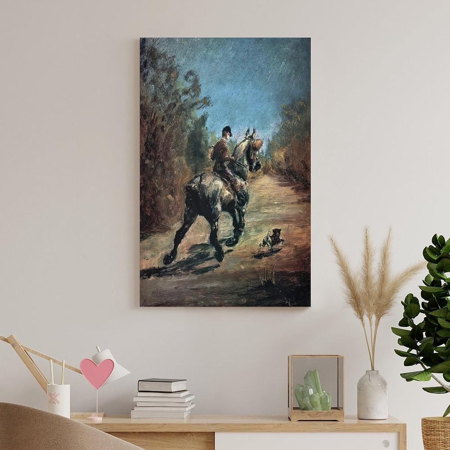 画家 アンリ・ド・トゥールーズ＝ロートレック 世界の名画 馬と騎手と