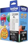 Pack de cartouches d'encre couleur à haut rendement Brother Genuine LC2033PKS (3), cartouches de remplacement d'encre originales, cyan/magenta/jaune, encre pour imprimantes à jet d'encre Brother MFC.