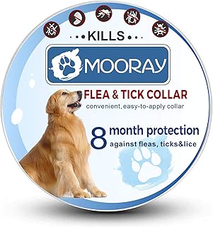Flea and Tick Collar Prevention for Dogs & Cats Control for 8 Months with Natural Ingredients-Adjustable Waterproof Design - coolthings.us