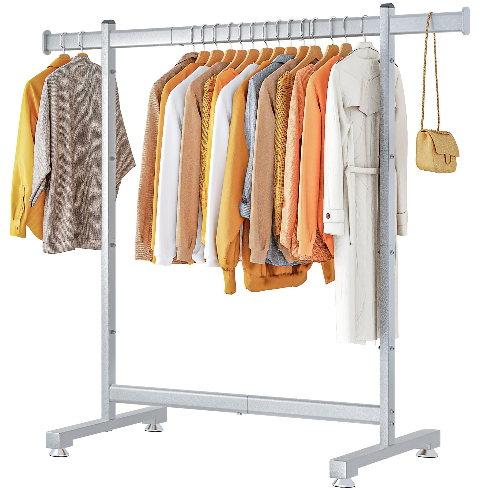 Heavy Duty Clothes Rack for Hanging Clothes Clothing Rack 300LBS Portable Clothes Rack 45 L 15 W 66