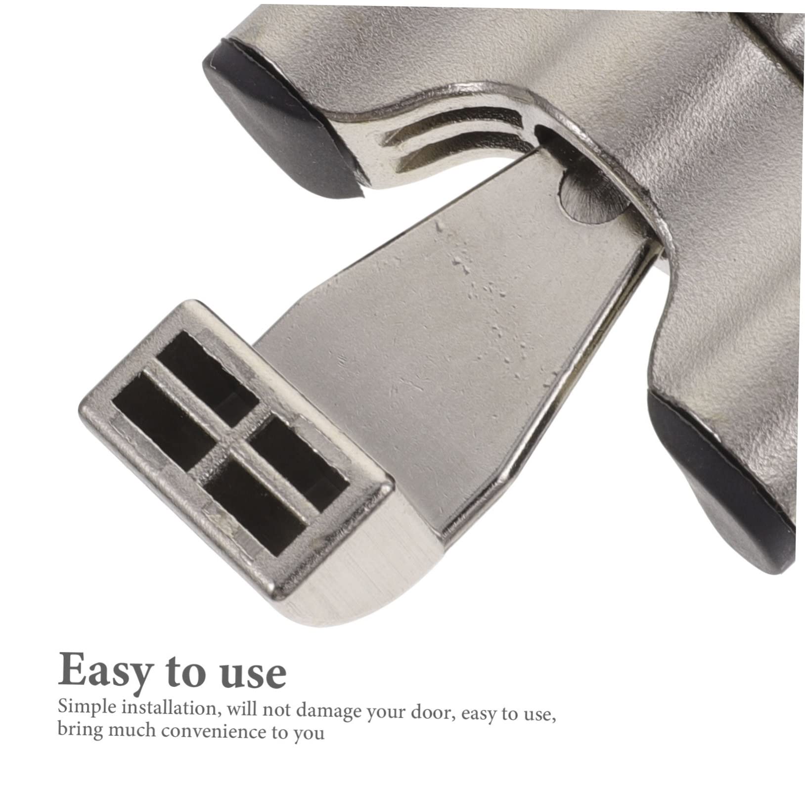 Verrou de Sécurité pour Porte Portable, Alliage de Zinc, Argenté, Voyage