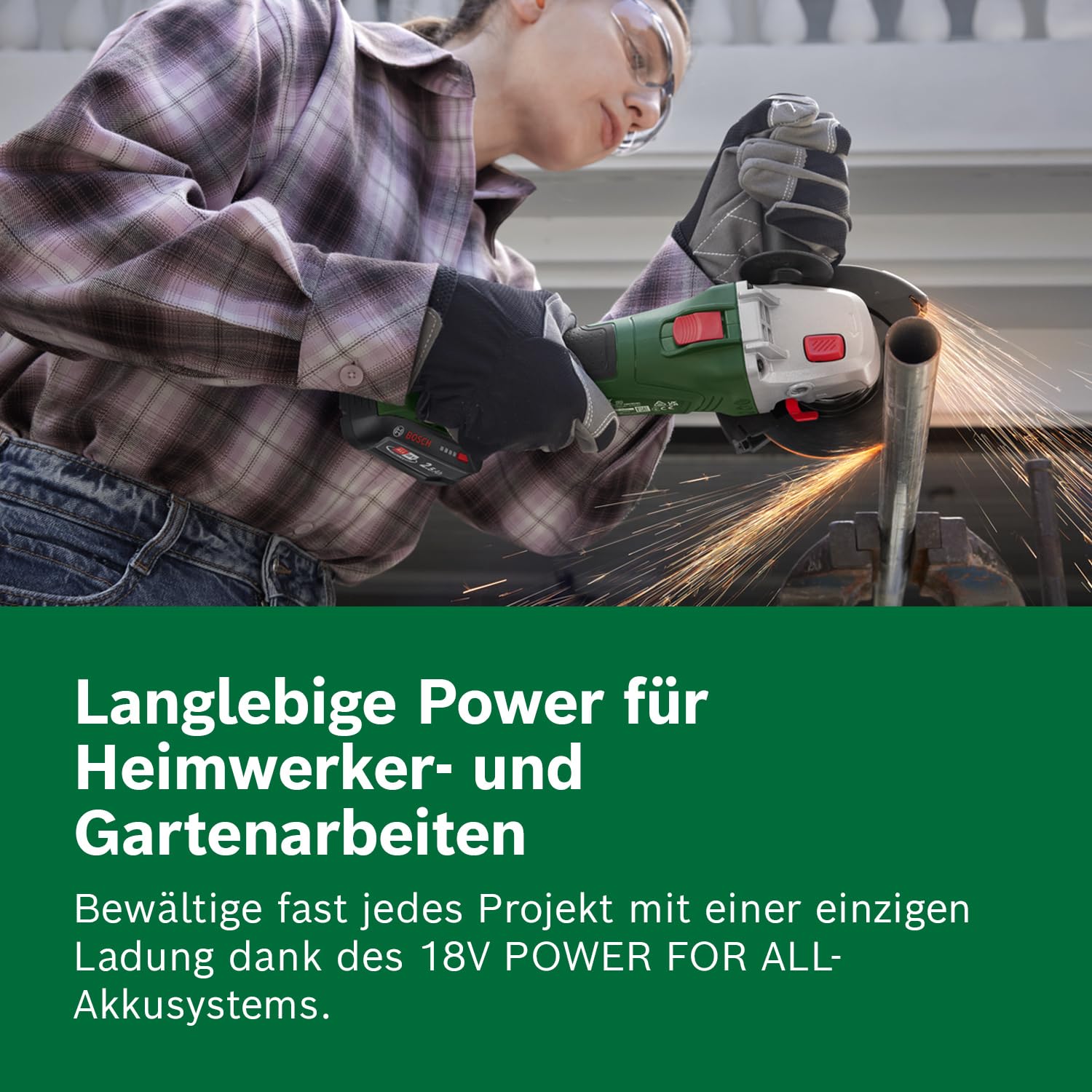 Bosch 18V Akku Schnellladegerät Starter Set Power for All 18V Alliance 2,5Ah Li-Ionen