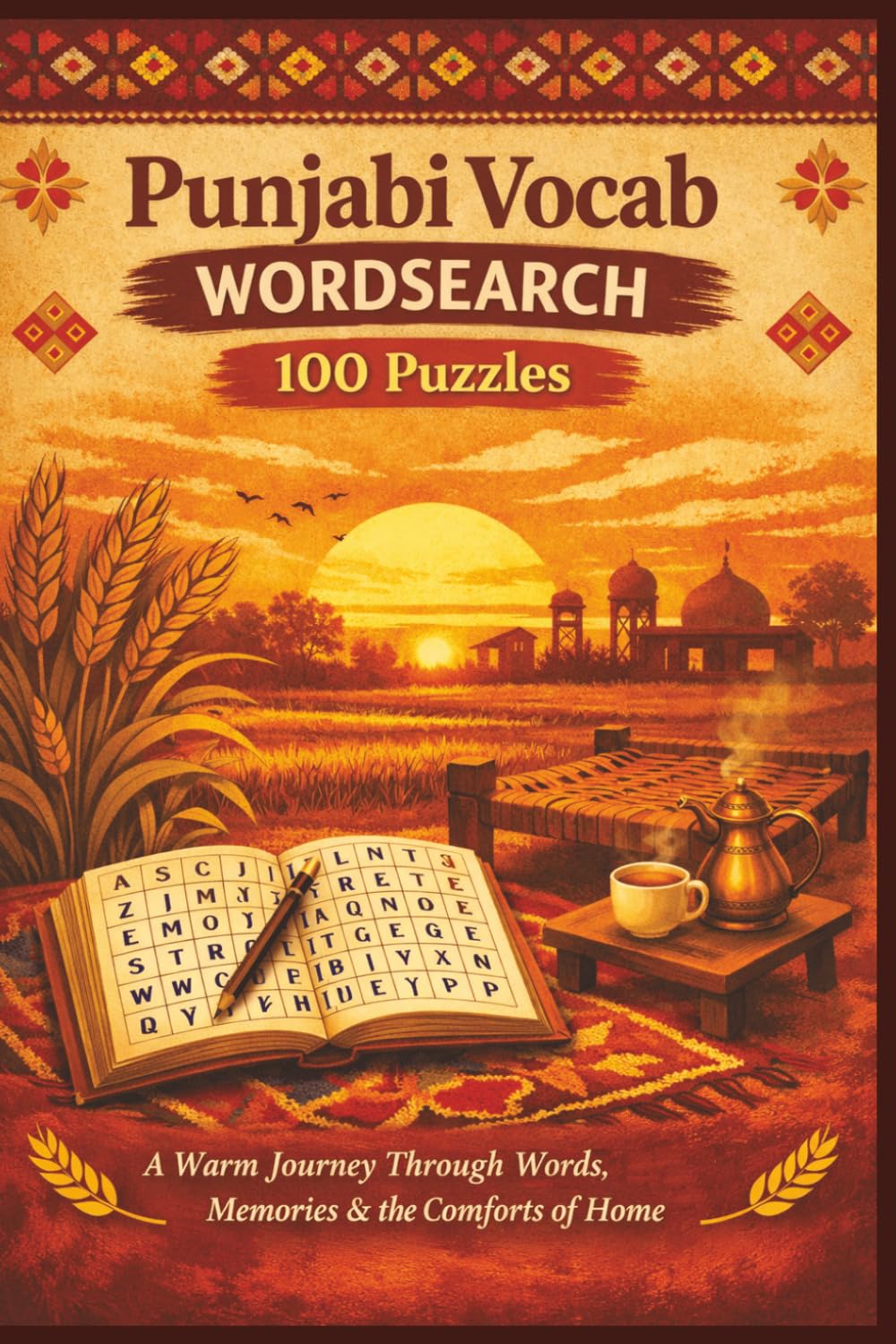 Punjabi Vocab WORDSEARCH 100 Puzzles: A Warm Journey Through Words, Memories & the Comforts of Home (Rohim's Pakistani Puzzlers)