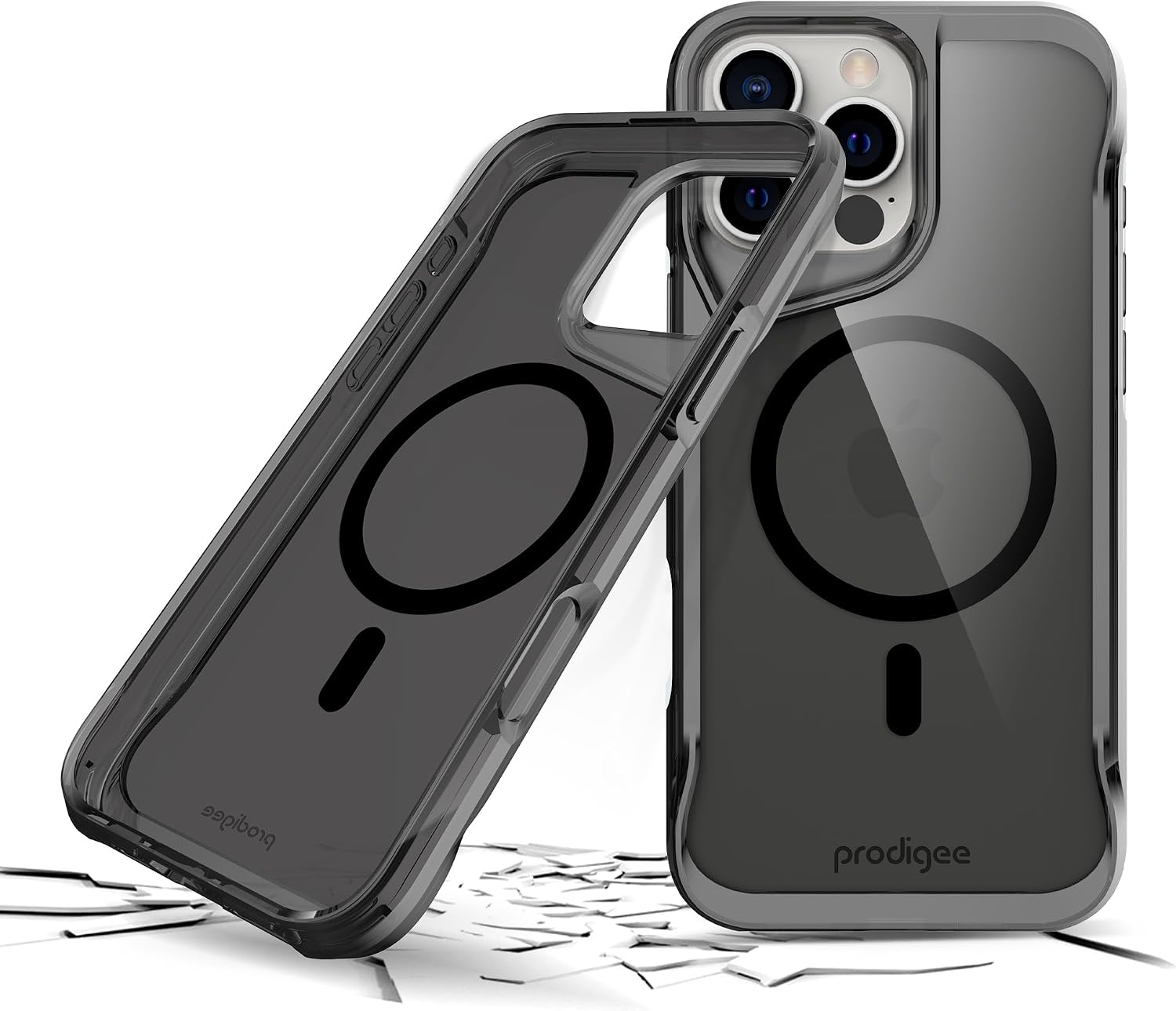Prodigee iPhone 16 | Super Hero |Drop Tested|Dual Layer Cover| Wireless Charging Compatible | Shockproof |Scratch Resistant | (Super Hero, Smoke, iPhone 16 Pro Max (6.9))