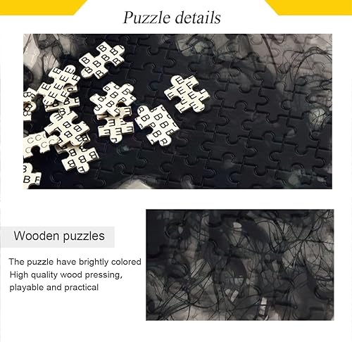 Miniatura 2 de Rompecabezas de 1000 piezas para adultos American African Black Girl Rompecabezas de madera Juguetes educativos para el cerebro 21216876