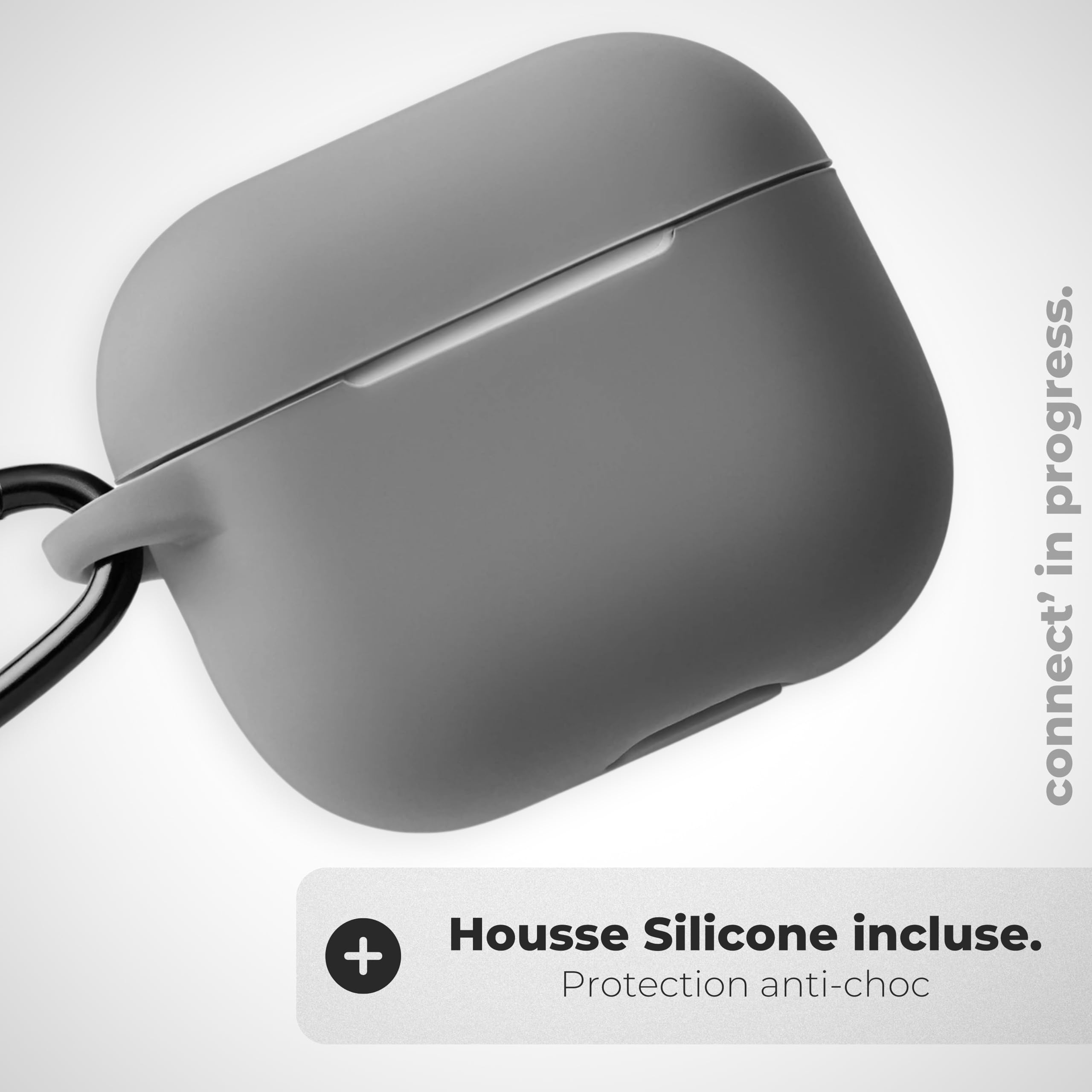 APM Słuchawki Bluetooth Bezprzewodowe, Etui do Ładowania, Słuchawki Bezprzewodowe, Stereo, Zestaw Słuchawkowy Bluetooth, Obudowa Silikonowa, Kompatybilne z PC, Smartfonem, Tabletem, Białe, 600330
