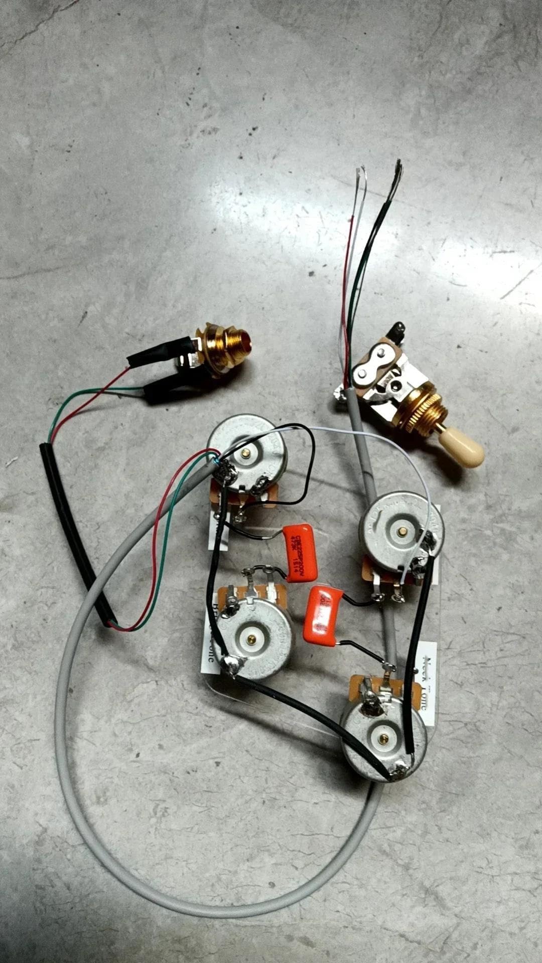 Wiązka Przewodów Gitary Elektrycznej Wstępnie okablowana wiązka przetworników do akcesoriów do sprzętu gitarowego
