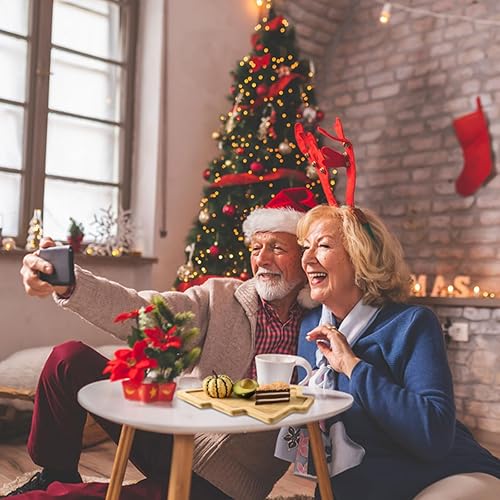 Miniatura 7 de Bandeja de madera para aperitivos de Navidad, con forma de cornamenta de ciervo, bandeja redonda para servir sushi, bandeja de madera para