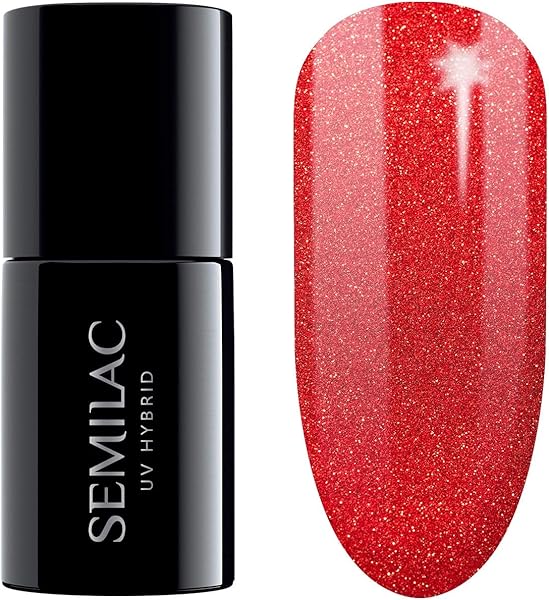 Semilac UV Nagellack 039 Sexy Red 7ml Kollektion Hottie - 5