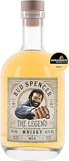 Bud Spencer Whisky - The LEGEND - [MILD 46% Vol, 0,7l] Deutscher Premium Whiskey aus ausgewählten Fässern - Geschenke Box - Bud Spencer und Terence Hill Fanartikel - Whisky Geschenke für Männer