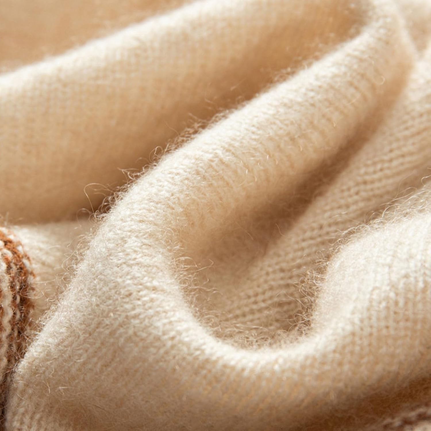 Women's Winter Cashmere Wool Triangle Scarf - Warm Soft Long Neck Warmer Shawl