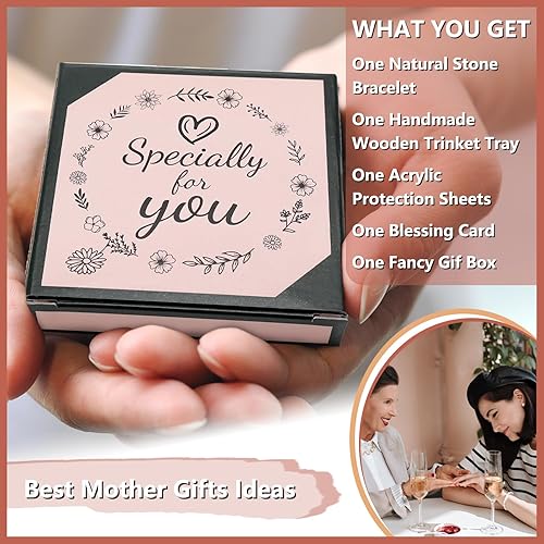 Miniatura 6 de Sensi Blue Thank You Retirement Gifts for Mom, Graduation Gifts for Niece Sister Friend, Healing Bracelet Sympathy Gifts for Loss Of Loved One, Get