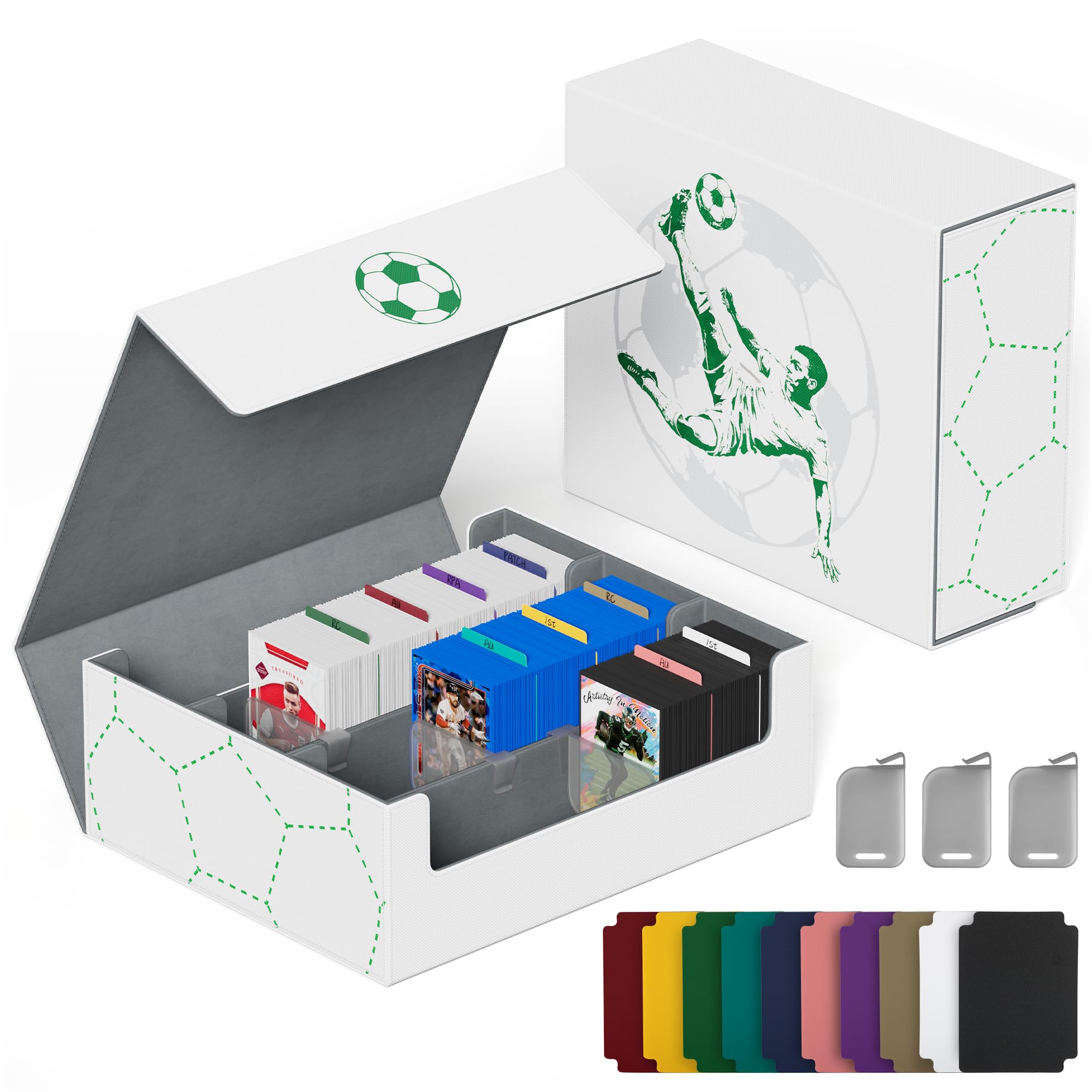 UAONO Trading Card Storage Box for 1800+ Sleeved Cards, Bulk Card Storage โ image 1