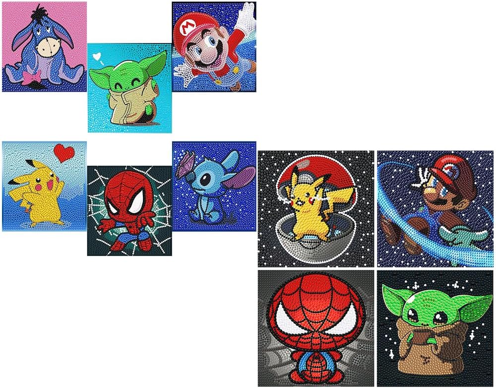 LWZAYS Diamond Painting Kits for Kids Diamond Art Gem by