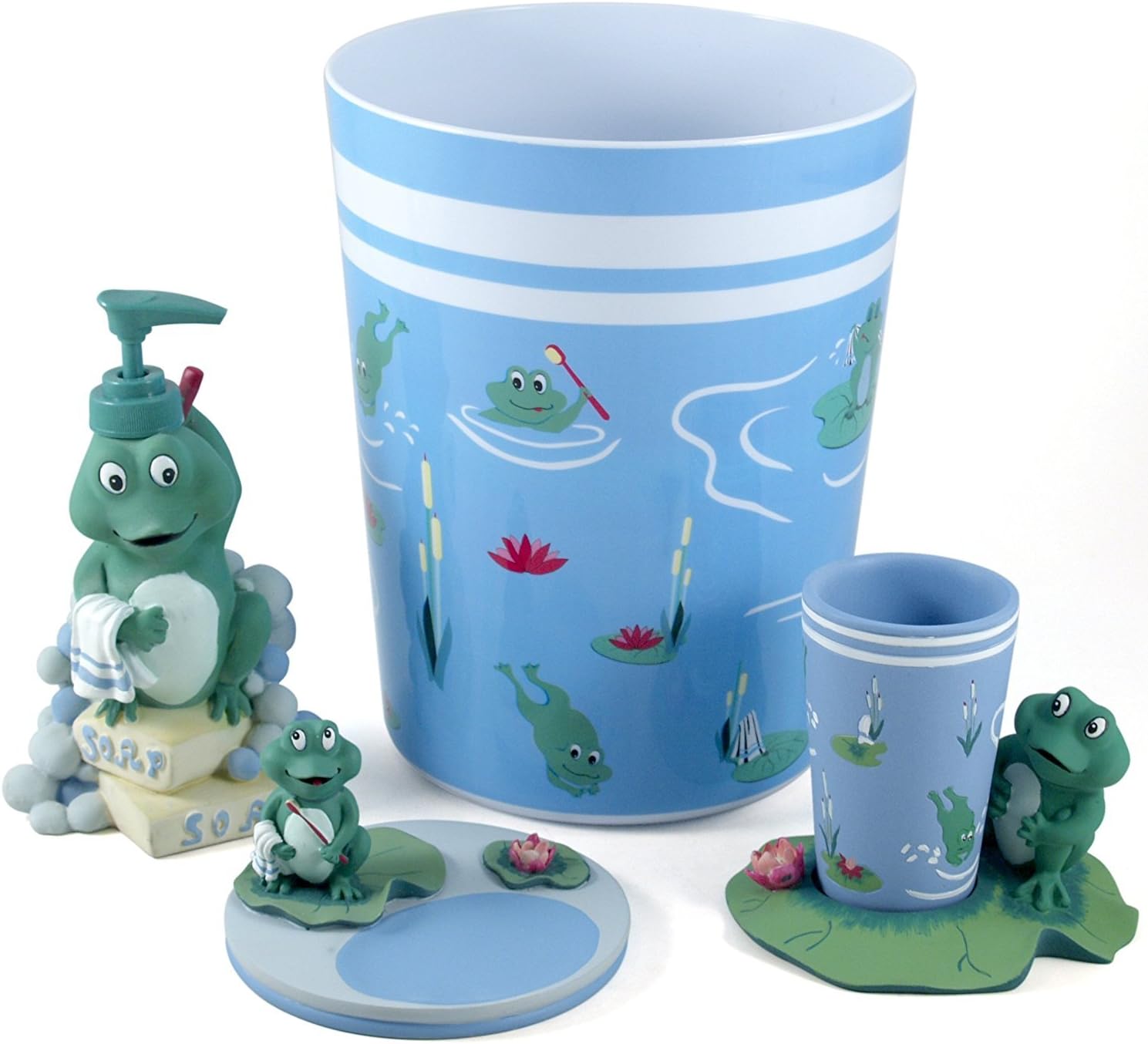 BigKitchen Froggy 4 Piece Bathroom Accessory Set
