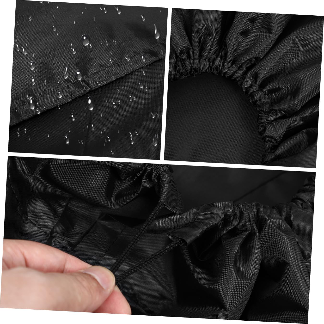 Alipis 4 Piezas Protectora de Neumáticos de Oxford Funda de Protección Solar para Ruedas de Repuesto Resistente al Agua y Alta Temperatura Instalación y Almacenamiento