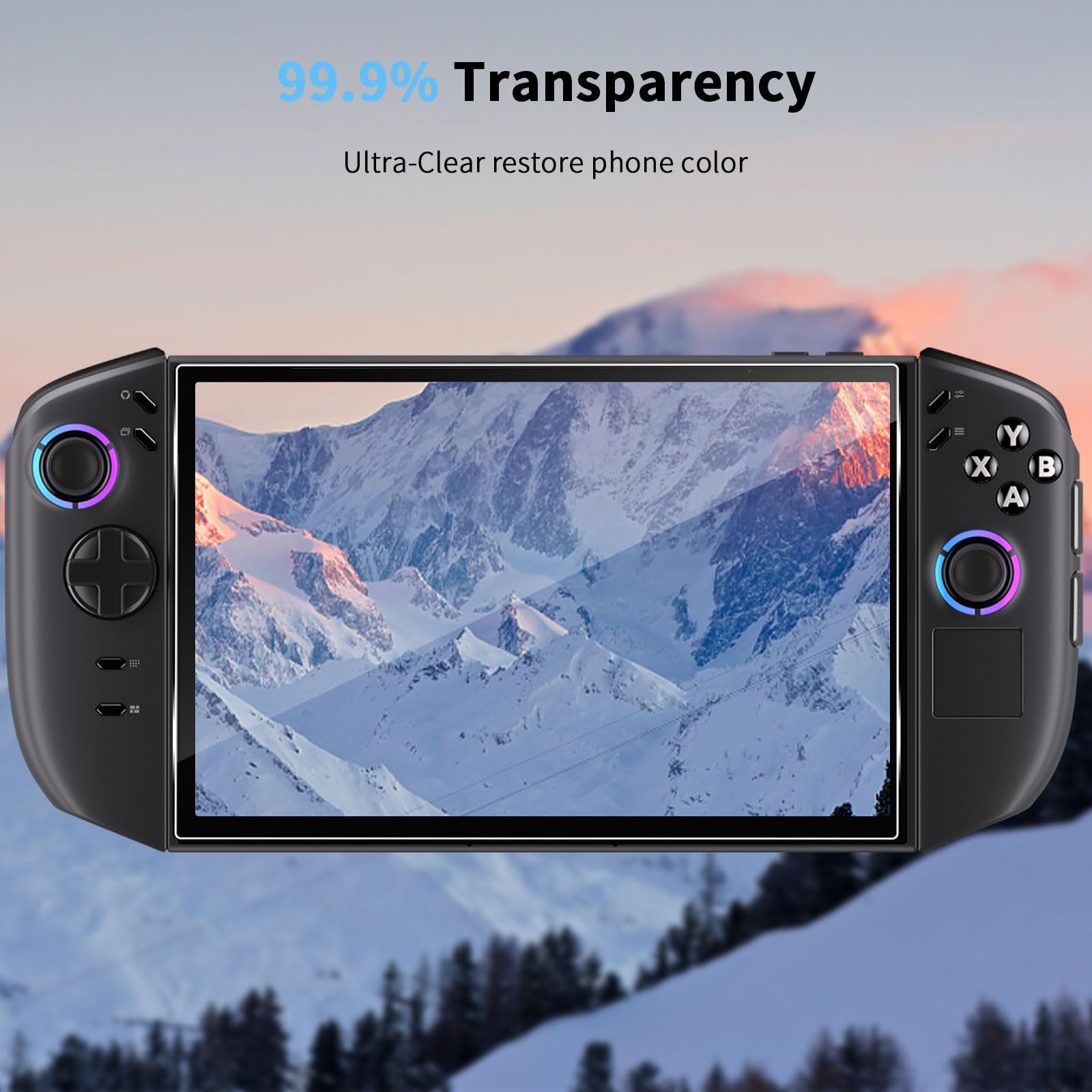 GIOPUEY 2 Pezzi Vetro Temperato Per Lenovo Legion Go S – Pellicola Protettiva HD 9H Antigraffio E Oleorepellente