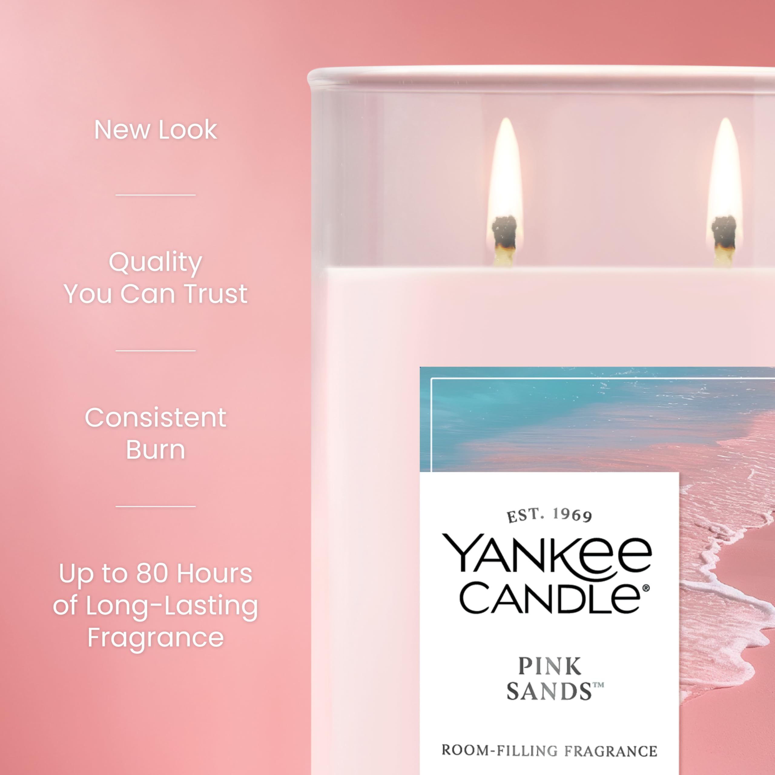 新品未使用★ヤンキーキャンドル ピンクサンド Lサイズ　2点セット Amazon.co.jp: Yankee Candle (ヤンキーキャンドル) ピンクサンドの