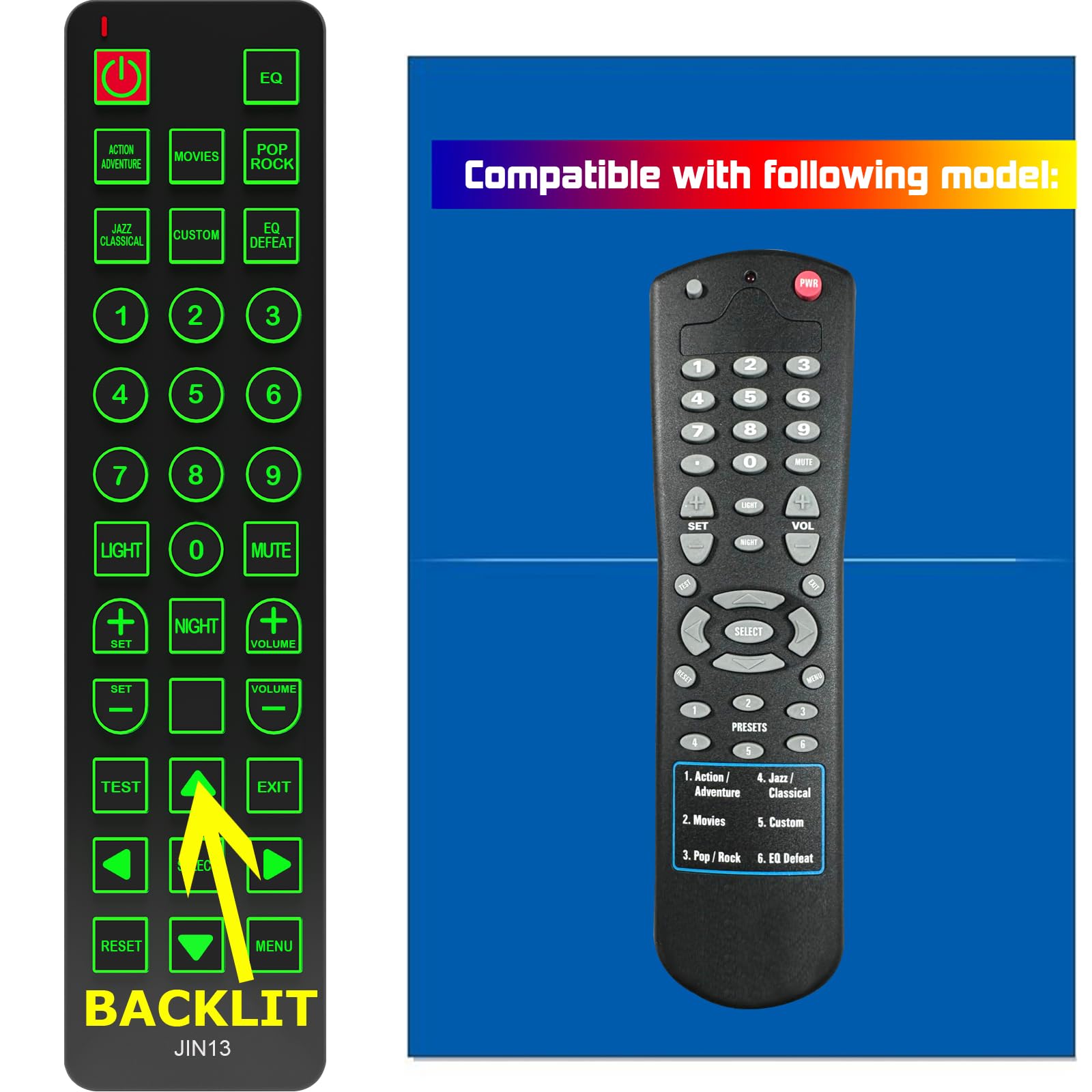 Amazon.com: Replacement Remote Control for Velodyne Subwoofer