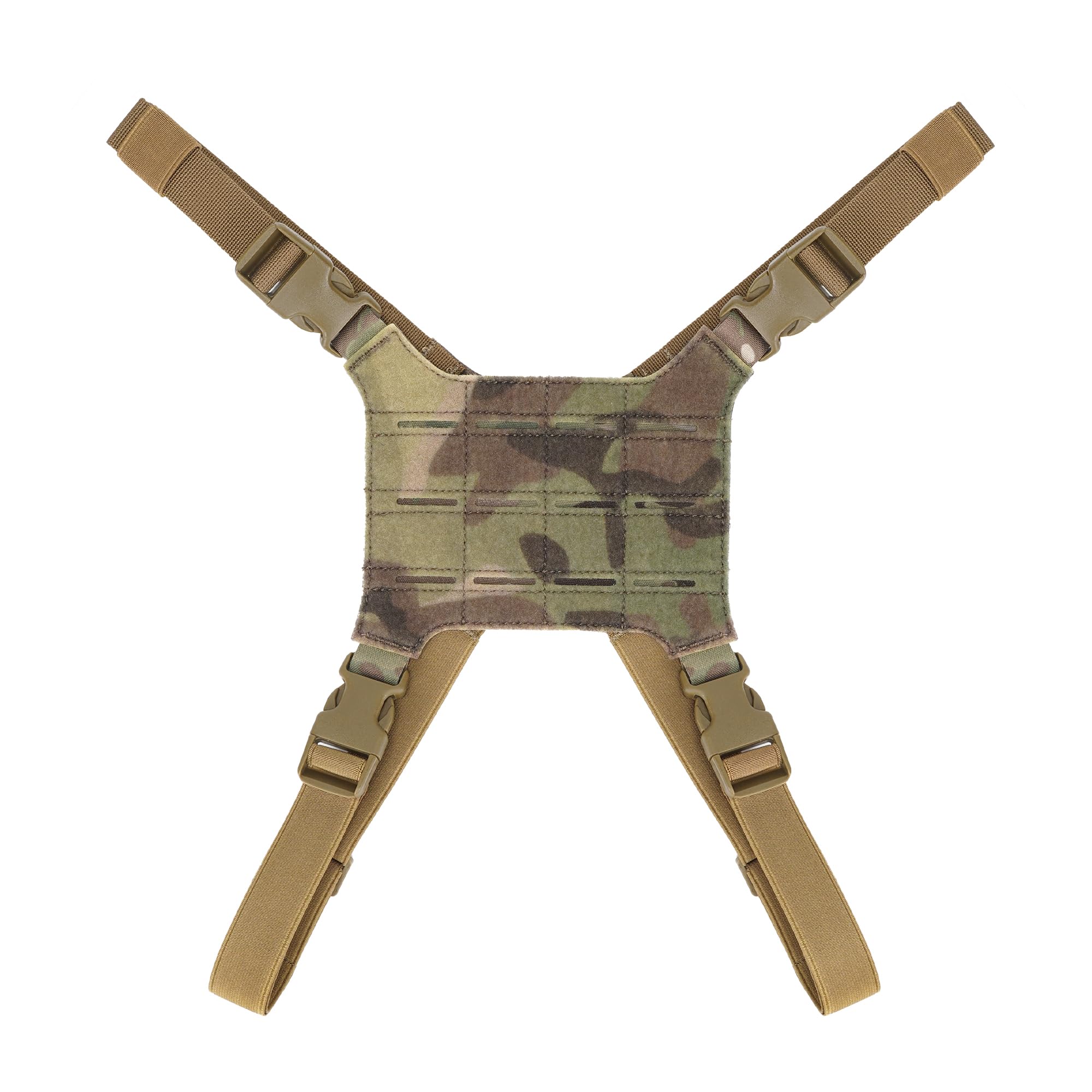 SIVIGEAR Tactical Phone Chest Rig Vest 500D Nylon Molle Compatible Plate Carrier Harness with Phone Mount,Adjustable Strap for Hiking,Cycling,Fishing Lightweight Outdoor Gear Accessories