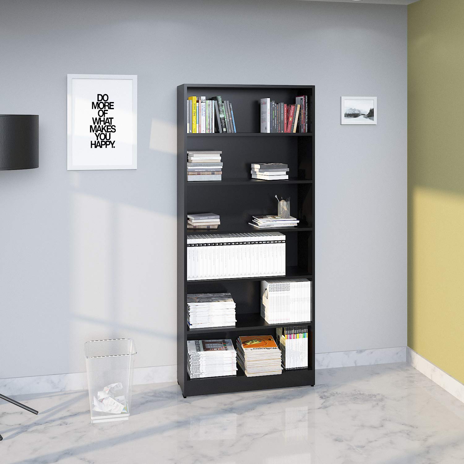 Klaxon Casemate Home Decor Book Shelf-Black