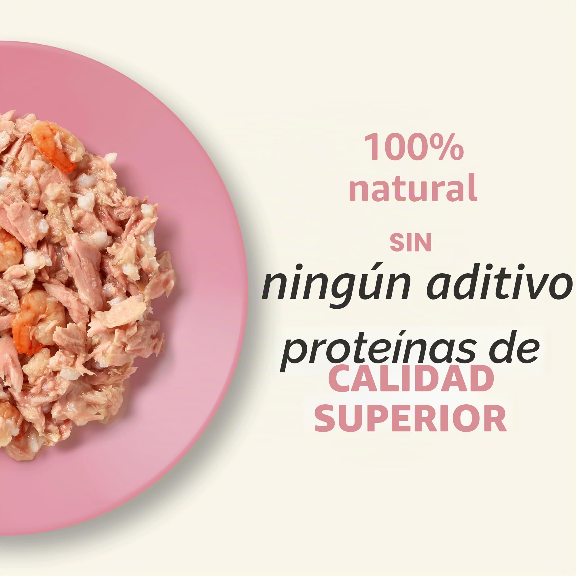 Applaws Comida para Gatos 100% Natural, Lujoso Filete de Atún con Langostinos en Caldo, 10 tarrinas de 60g