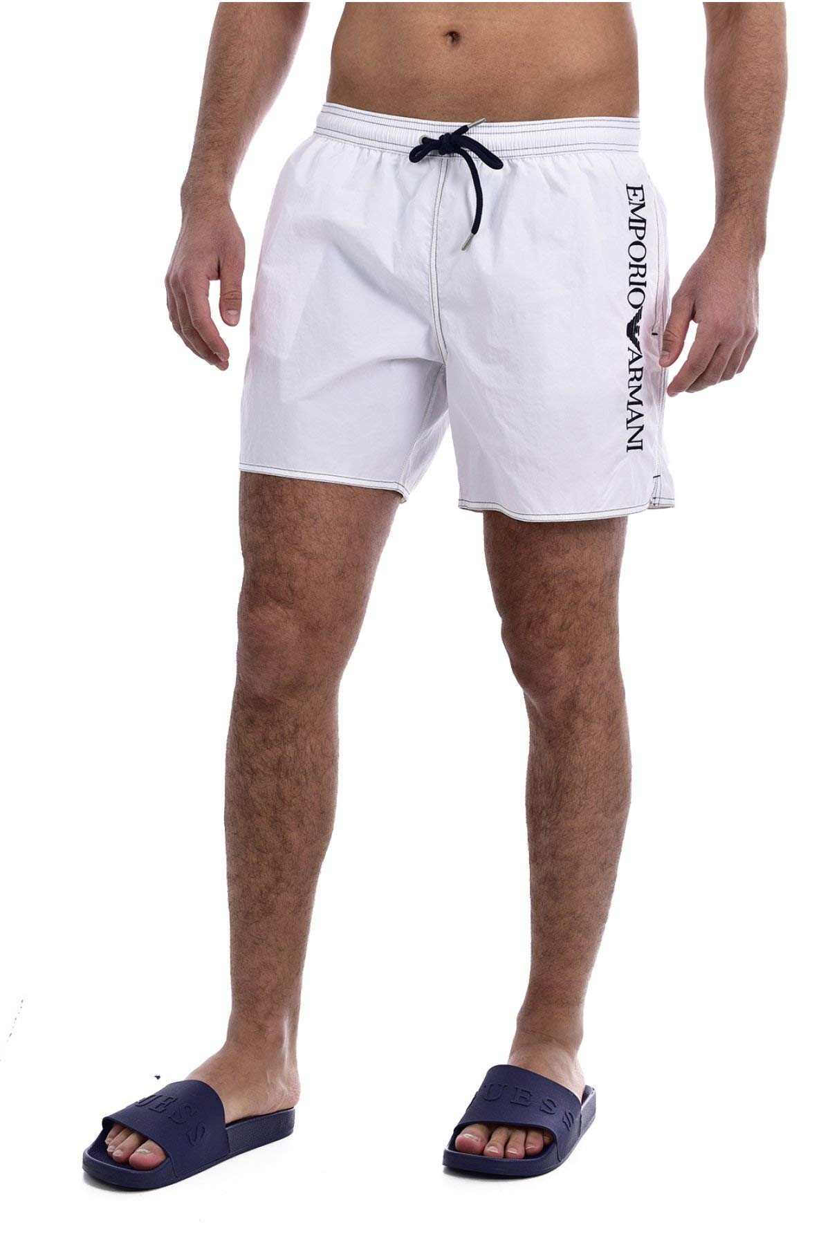 Emporio Armani Spodenki kąpielowe Mężczyźni Bokser odzież plażowa haft logo