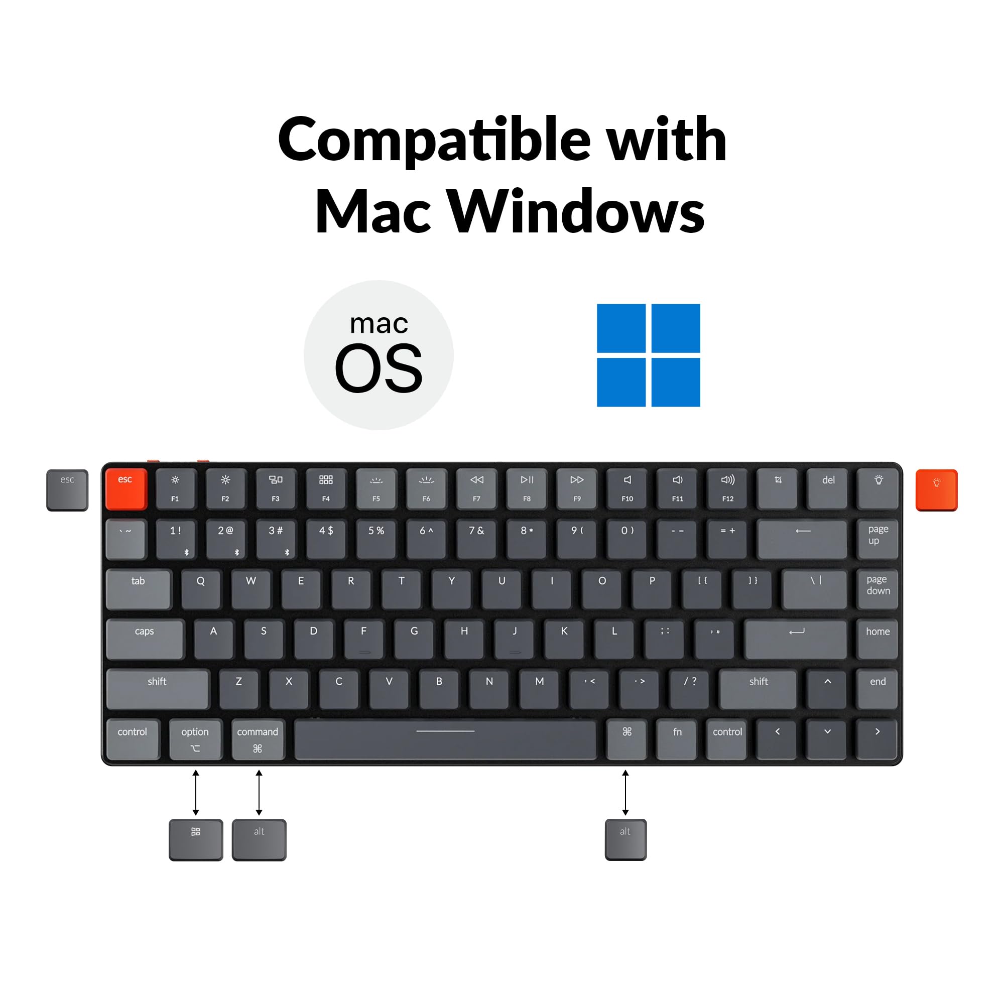 Amazon.com: Keychron K3 Version 2, 84 Keys Ultra-Slim Wireless